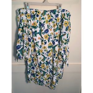 Old Navy Linen Floral Dress